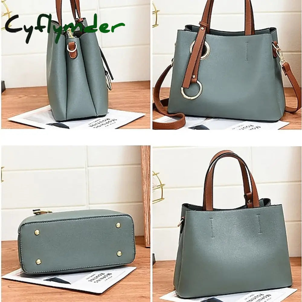 Cyflymder Women’s Satchel Crossbody Bag Pu Leather Daily Zipper