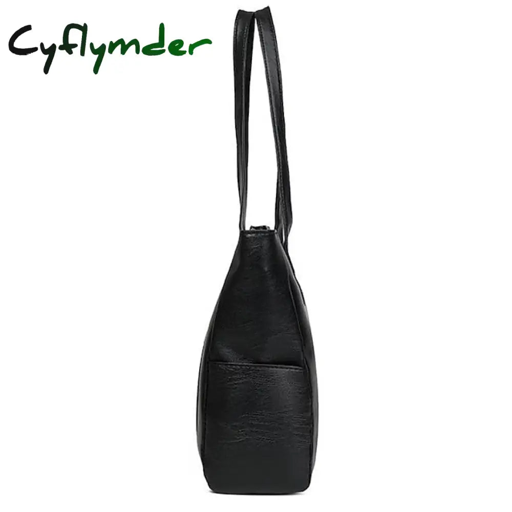 Cyflymder Women’s Shoulder Bag Pu Leather Office Shopping Daily