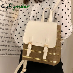 Cyflymder Women’s Small Backpack Pu Leather Shoulder Bag For Teenage Girls Fashion Ladies Bags