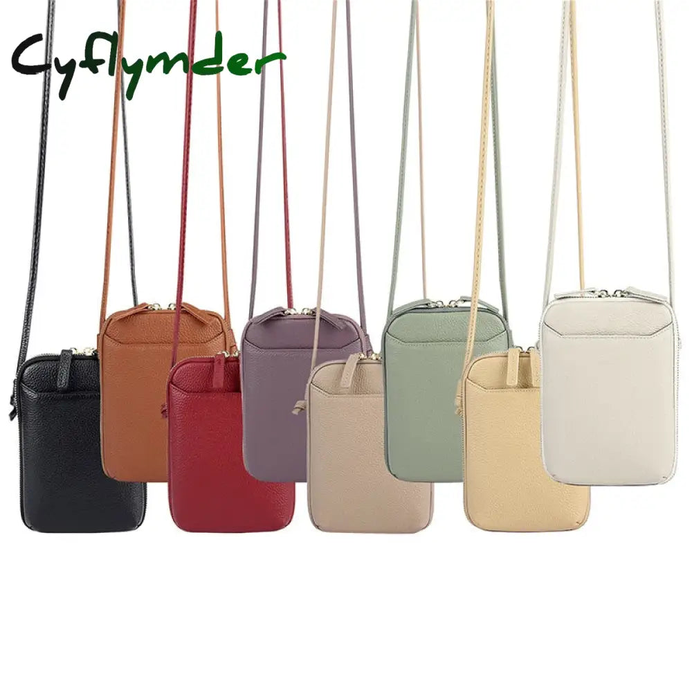 Cyflymder Women’s Small Crossbody Bags Women Soft Leather Shoulder Messenger Bag Designer Ladies