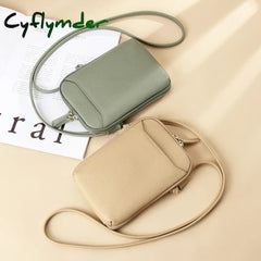 Cyflymder Women’s Small Crossbody Bags Women Soft Leather Shoulder Messenger Bag Designer Ladies