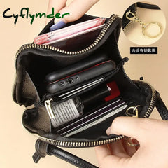 Cyflymder Women’s Small Crossbody Bags Women Soft Leather Shoulder Messenger Bag Designer Ladies