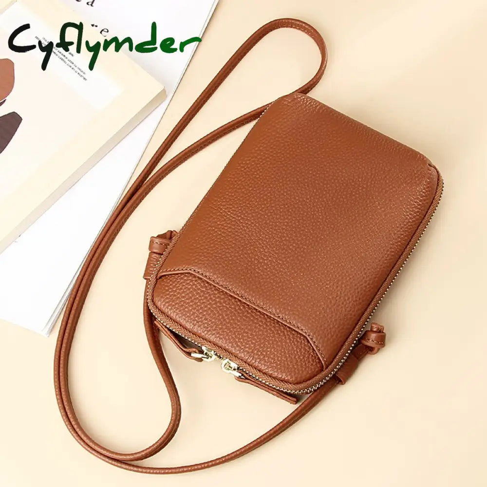 Cyflymder Women’s Small Crossbody Bags Women Soft Leather Shoulder Messenger Bag Designer Ladies