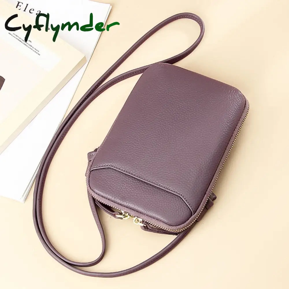 Cyflymder Women’s Small Crossbody Bags Women Soft Leather Shoulder Messenger Bag Designer Ladies