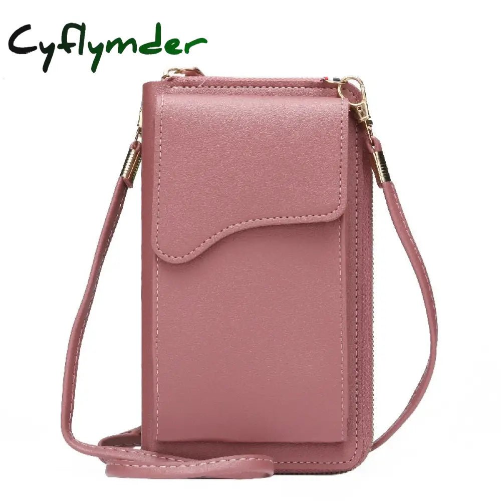 Cyflymder Women’s Small Crossbody Shoulder Bags Pu Leather Female Cell Phone Pocket Bag Ladies