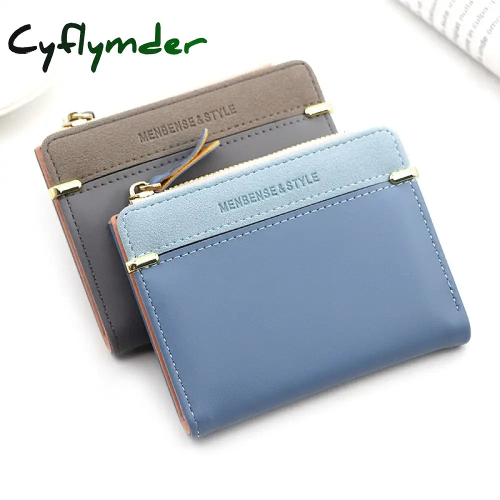 Cyflymder Women’s Wallet Short Women Coin Purse Fashion Wallets For Woman Card Holder Small