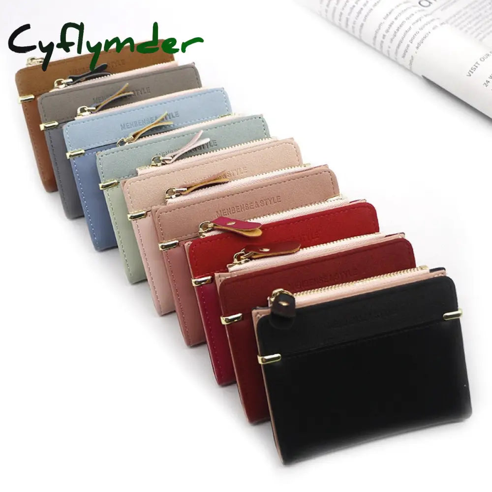 Cyflymder Women’s Wallet Short Women Coin Purse Fashion Wallets For Woman Card Holder Small