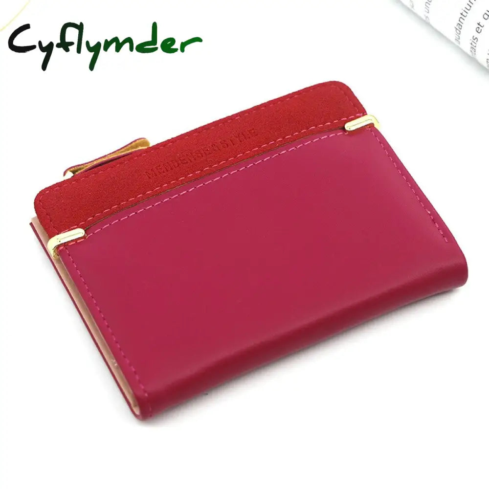 Cyflymder Women’s Wallet Short Women Coin Purse Fashion Wallets For Woman Card Holder Small