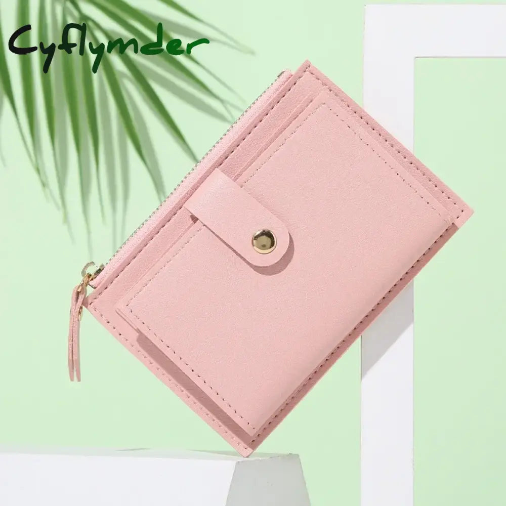 Cyflymder Women’s Wallet Small And Slim Leather Purse Women Wallets Cards Holders Short Coin