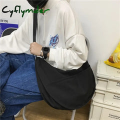 Cyflymder Y2K Bags For School Big Nylon Hobos Crossbody Women Handbags Men And Unisex Couple Bag