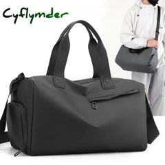 Cyflymder Zipper Large Capacity Oxford Travel Bags Solid Fitness Bags Thickened Fabric High Capacity Waterproof Luggage