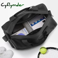 Cyflymder Zipper Large Capacity Oxford Travel Bags Solid Fitness Bags Thickened Fabric High Capacity Waterproof Luggage