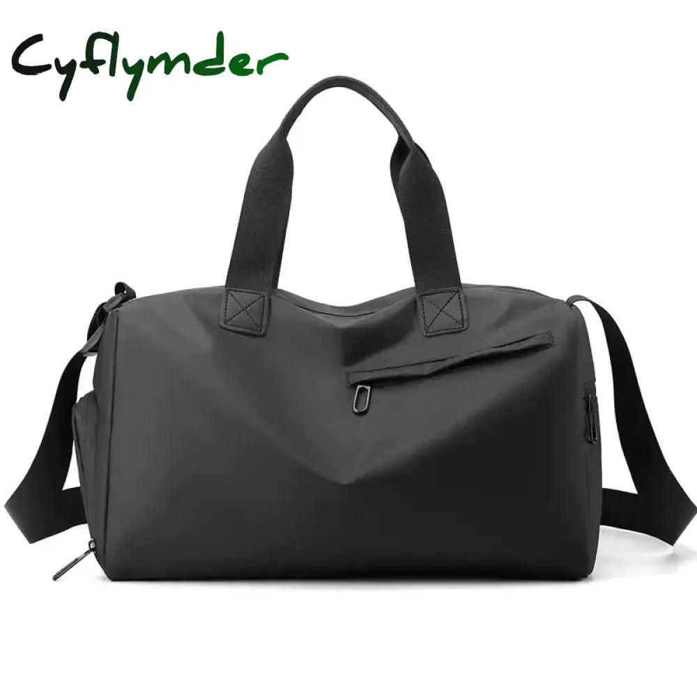 Cyflymder Zipper Large Capacity Oxford Travel Bags Solid Fitness Bags Thickened Fabric High Capacity Waterproof Luggage