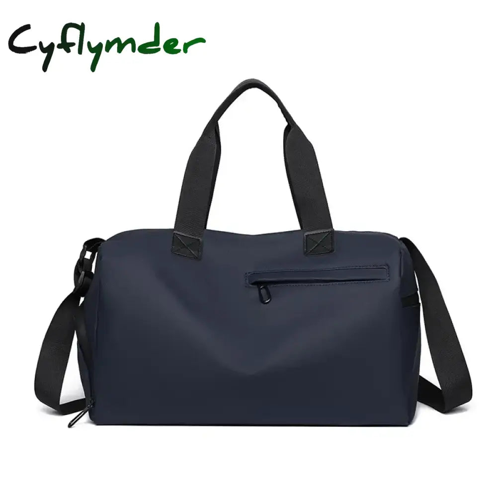 Cyflymder Zipper Large Capacity Oxford Travel Bags Solid Fitness Bags Thickened Fabric High Capacity Waterproof Luggage