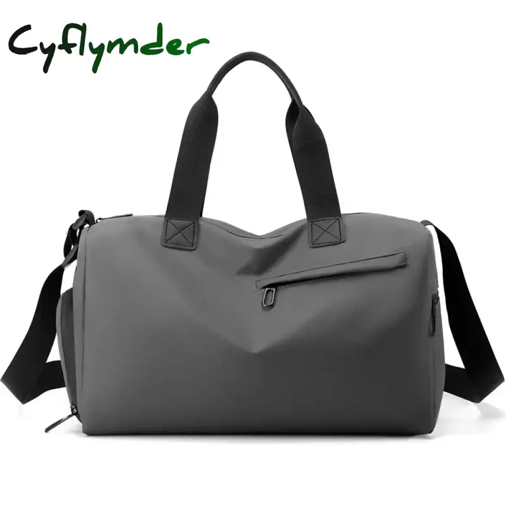 Cyflymder Zipper Large Capacity Oxford Travel Bags Solid Fitness Bags Thickened Fabric High Capacity Waterproof Luggage