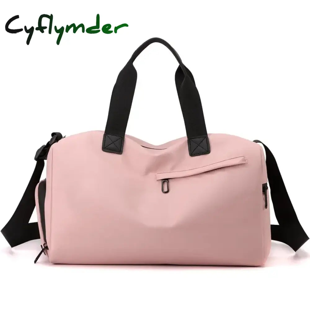 Cyflymder Zipper Large Capacity Oxford Travel Bags Solid Fitness Bags Thickened Fabric High Capacity Waterproof Luggage