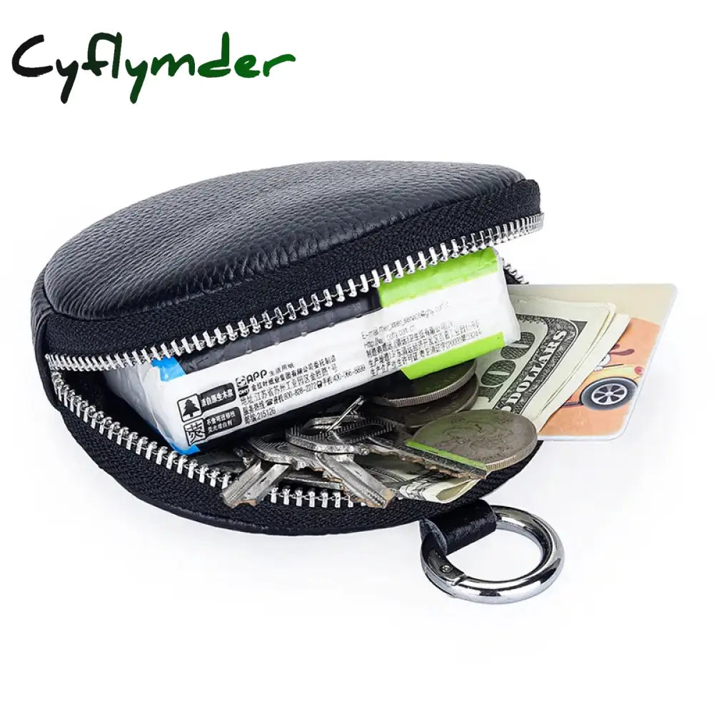 Cyflymdercoin Purse Change Pouch For Women Key Ring Wallet Minimalist Small Item Storage Bag