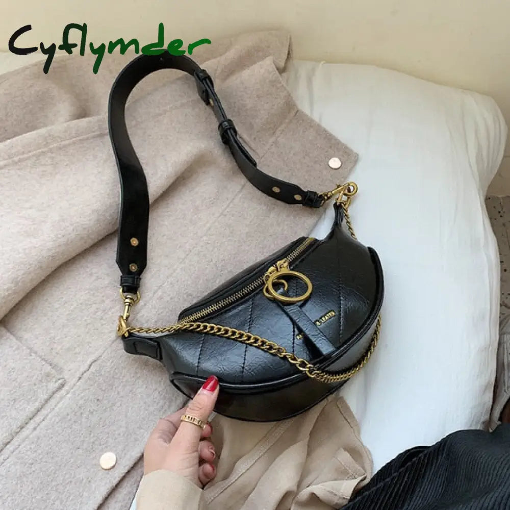 Designer Luxury Women’s Chest Bag High Quality Crossbody Bags Female Fashion Chain Handbag Hobos