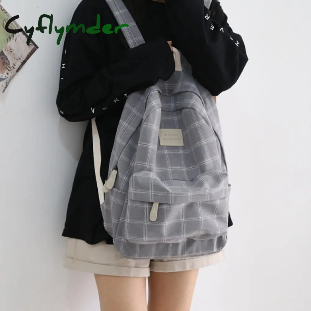 Diehe Fashion College School Bag Backpacks For Women Striped Book Packbags Teenage Girls Men Travel