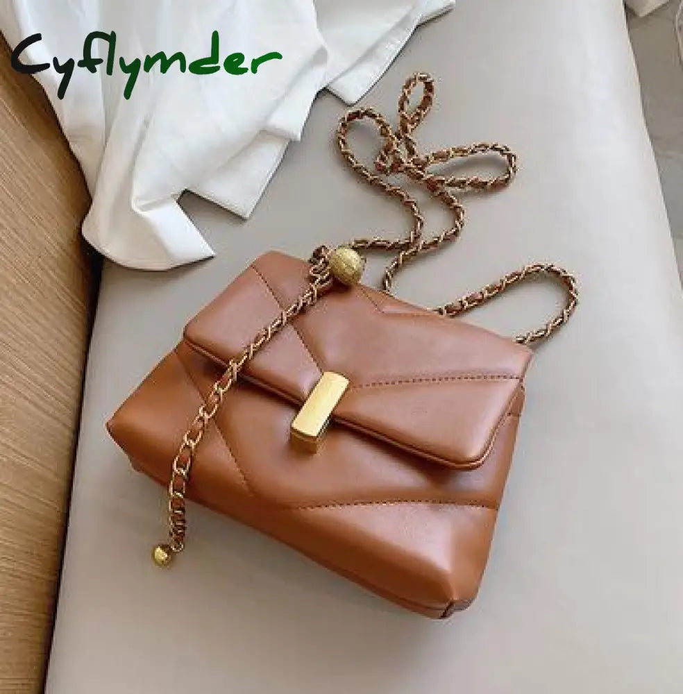 Elegant Female Large Tote Bag Fashion New High Quality Pu Leather Women’s Designer Handbag Chain