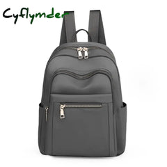 Fashion Backpack Shoulder Bag Back Academy Bagpack Women Oxford Women’s Girl Schoolbag Rucksack Gray