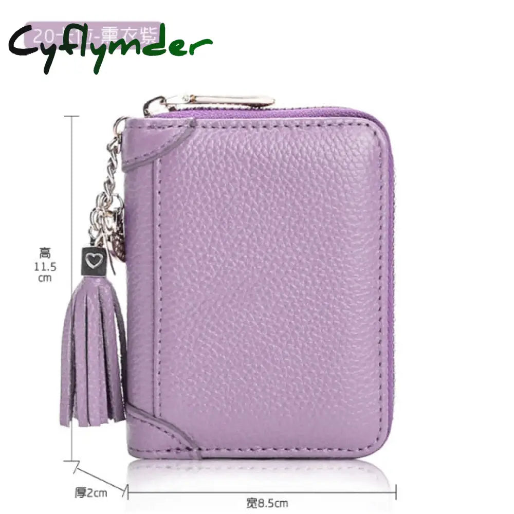 Fashion Card Bag Women Men Credit Holder Genuine Leather Large Capacity Business Id Holders
