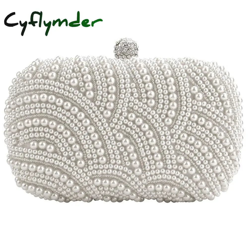 Fashion Clutch Bag Beaded Party Bridal Handbag Wedding Evening Purse As Pic