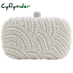 Fashion Clutch Bag Beaded Party Bridal Handbag Wedding Evening Purse As Pic