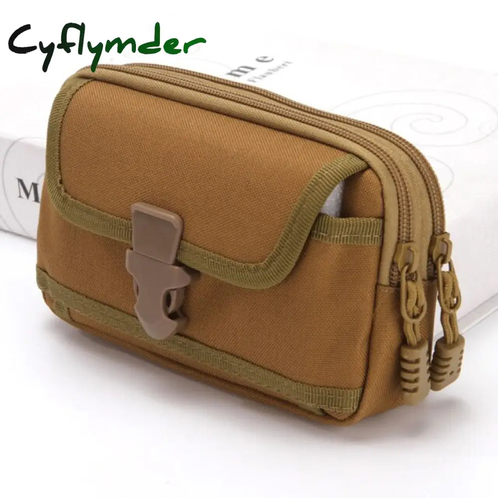 Fashion Men Multi-Function Pu Leather Fanny Waist Bag Casual Mobile Phone Purse Pocket Male Outdoor