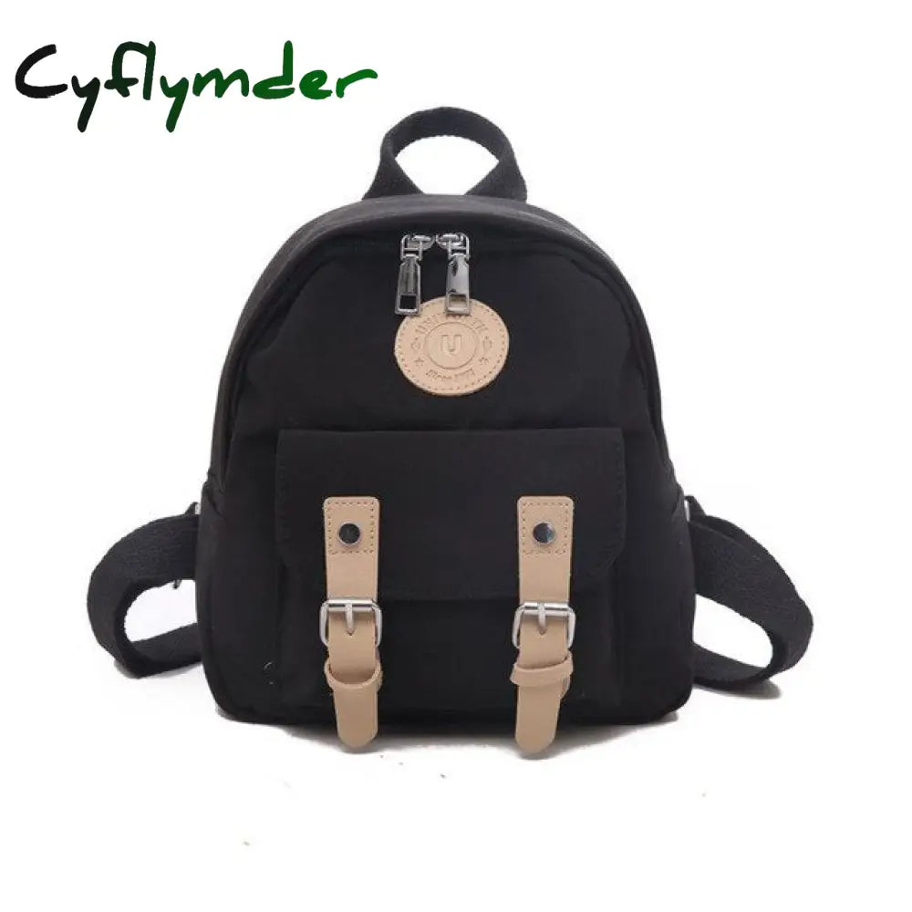 Fashion New Women Backpack High Quality Zipper Female Backpacks Small Teenage School Bag Double