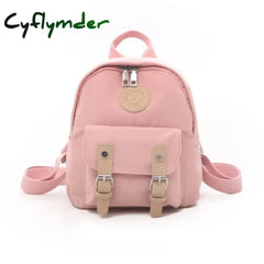 Fashion New Women Backpack High Quality Zipper Female Backpacks Small Teenage School Bag Double