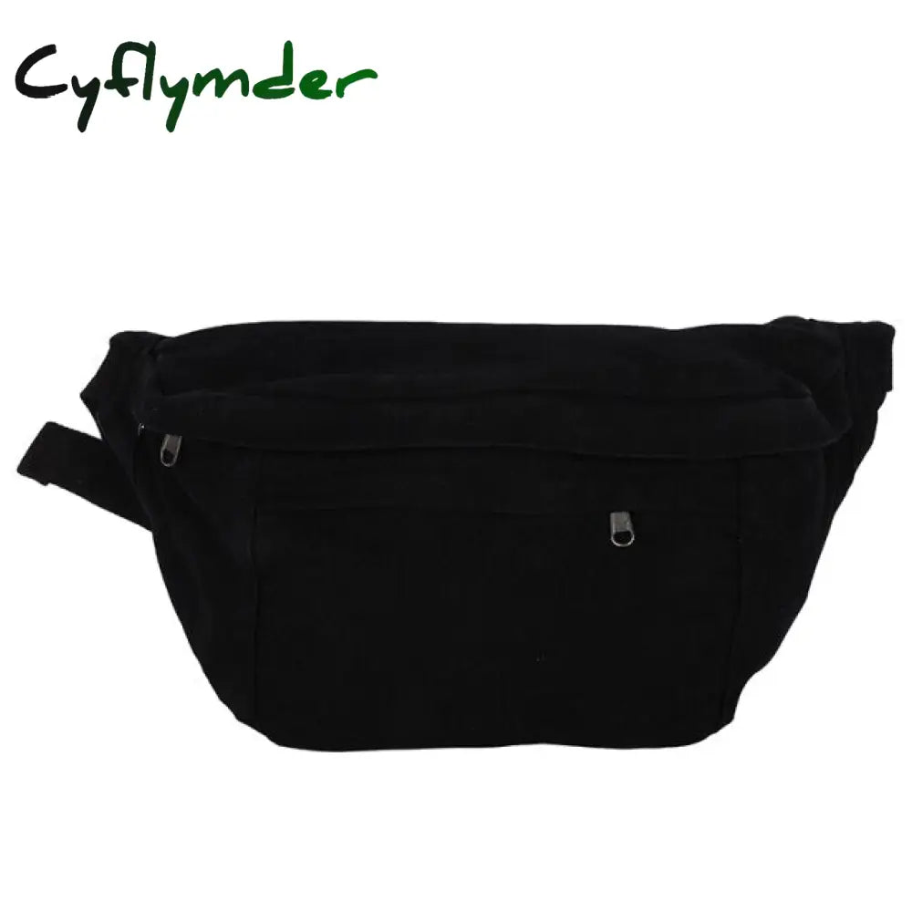 Fashion Trend Waist Bag Street Hip-Hop Women Shoulder Chest Pack Outdoor Sport Canvas Fanny