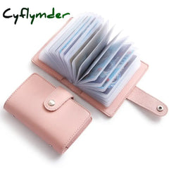 Fashion Unisex Business Card Holder Women Credit Case Id Bag For Men Clutch Organizer Wallet With