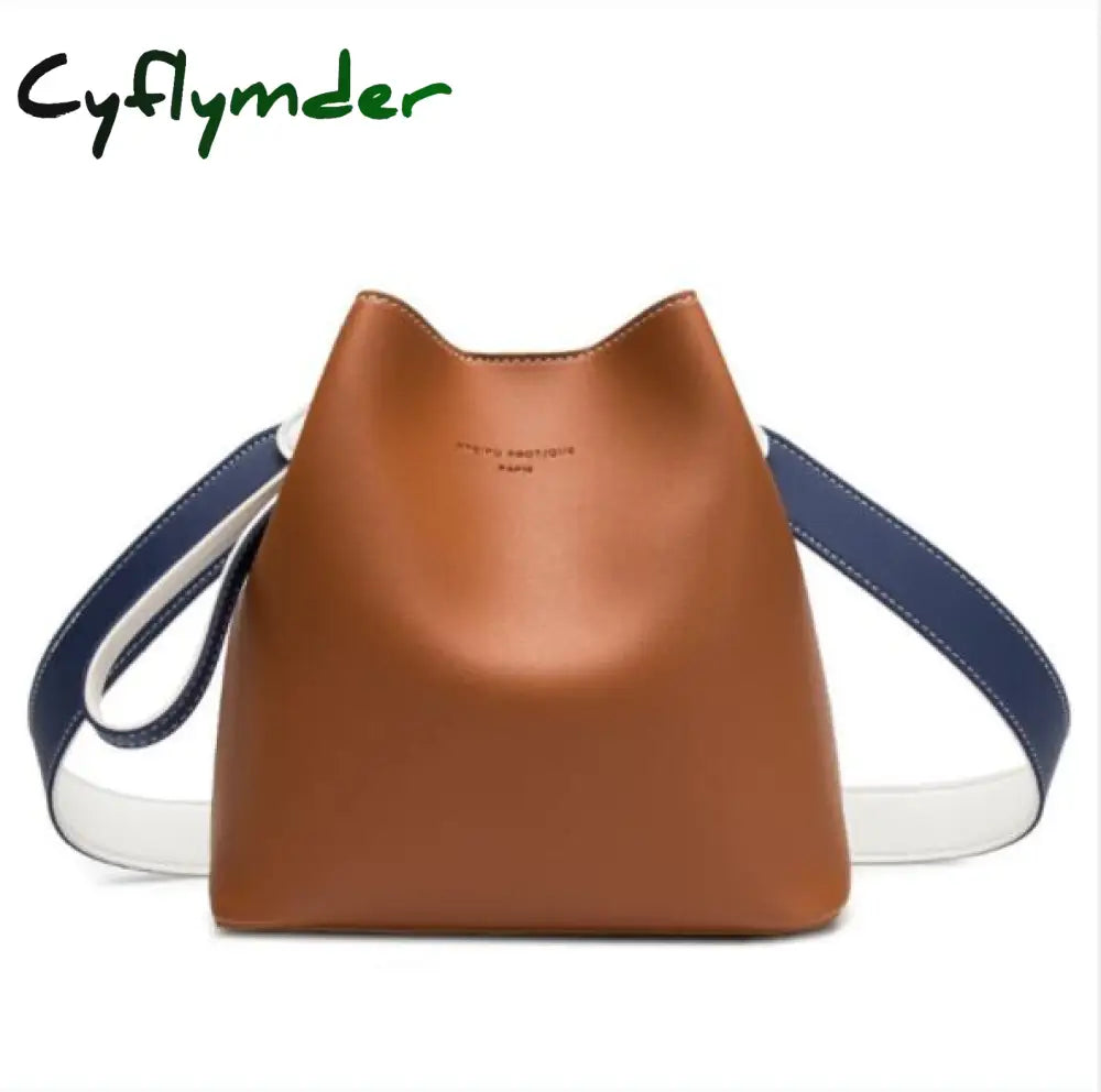 Fashion Women Bag Summer Bucket Pu Leather Shoulder Bags Brand Designer Ladies Crossbody Messenger