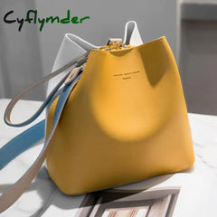 Fashion Women Bag Summer Bucket Pu Leather Shoulder Bags Brand Designer Ladies Crossbody Messenger