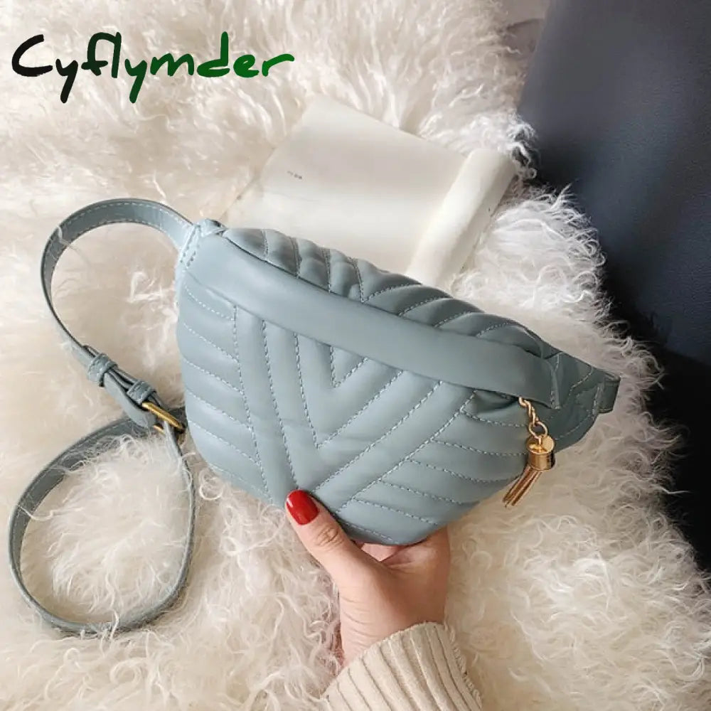 Fashion Women Messenger Belt Bag Pack Leather Waist Bags Girl Travel Small Fanny Chest Bolsas