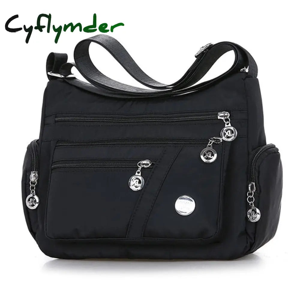 Fashion Women Shoulder Messenger Bag Waterproof Nylon Oxford Crossbody Handbags Large Capacity