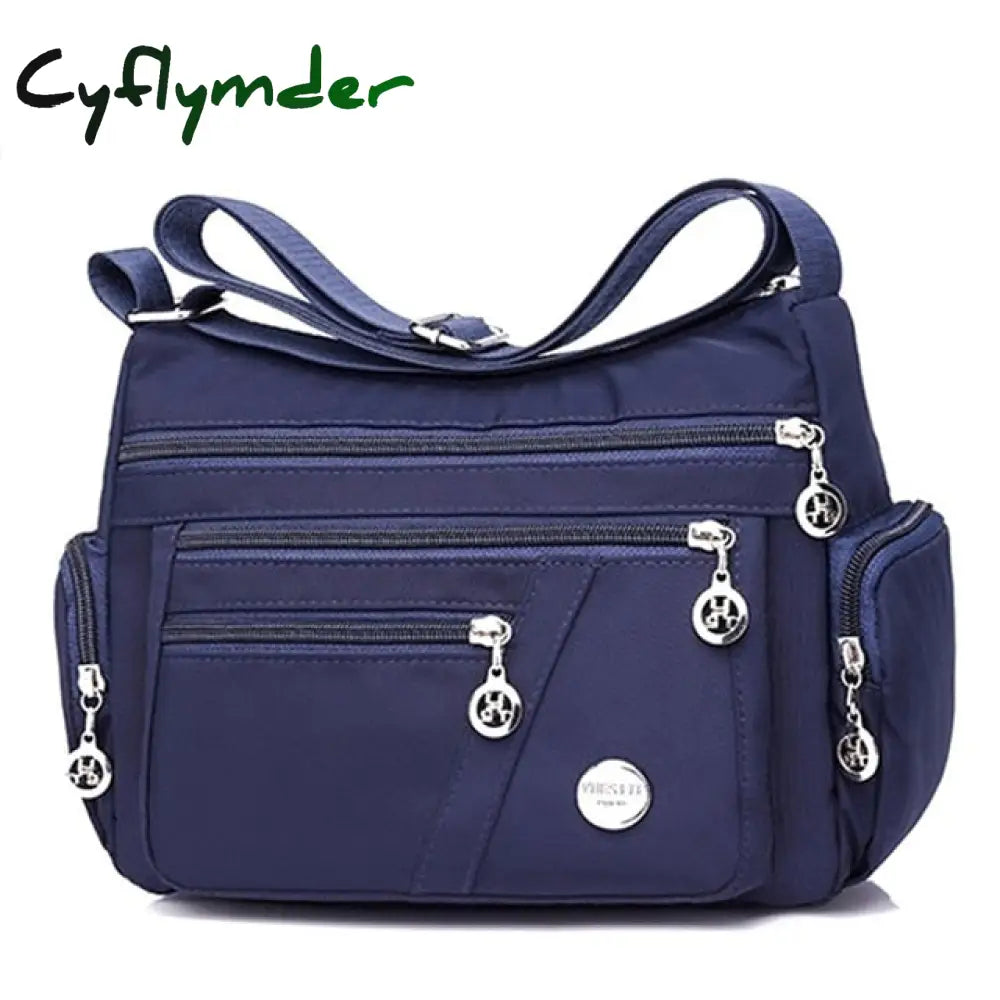 Fashion Women Shoulder Messenger Bag Waterproof Nylon Oxford Crossbody Handbags Large Capacity