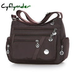 Fashion Women Shoulder Messenger Bag Waterproof Nylon Oxford Crossbody Handbags Large Capacity