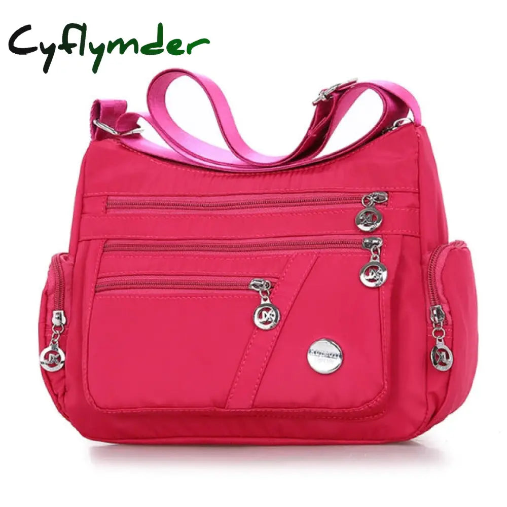 Fashion Women Shoulder Messenger Bag Waterproof Nylon Oxford Crossbody Handbags Large Capacity