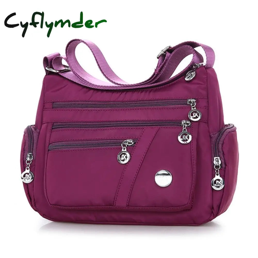 Fashion Women Shoulder Messenger Bag Waterproof Nylon Oxford Crossbody Handbags Large Capacity