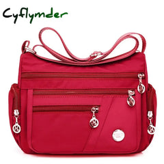 Fashion Women Shoulder Messenger Bag Waterproof Nylon Oxford Crossbody Handbags Large Capacity