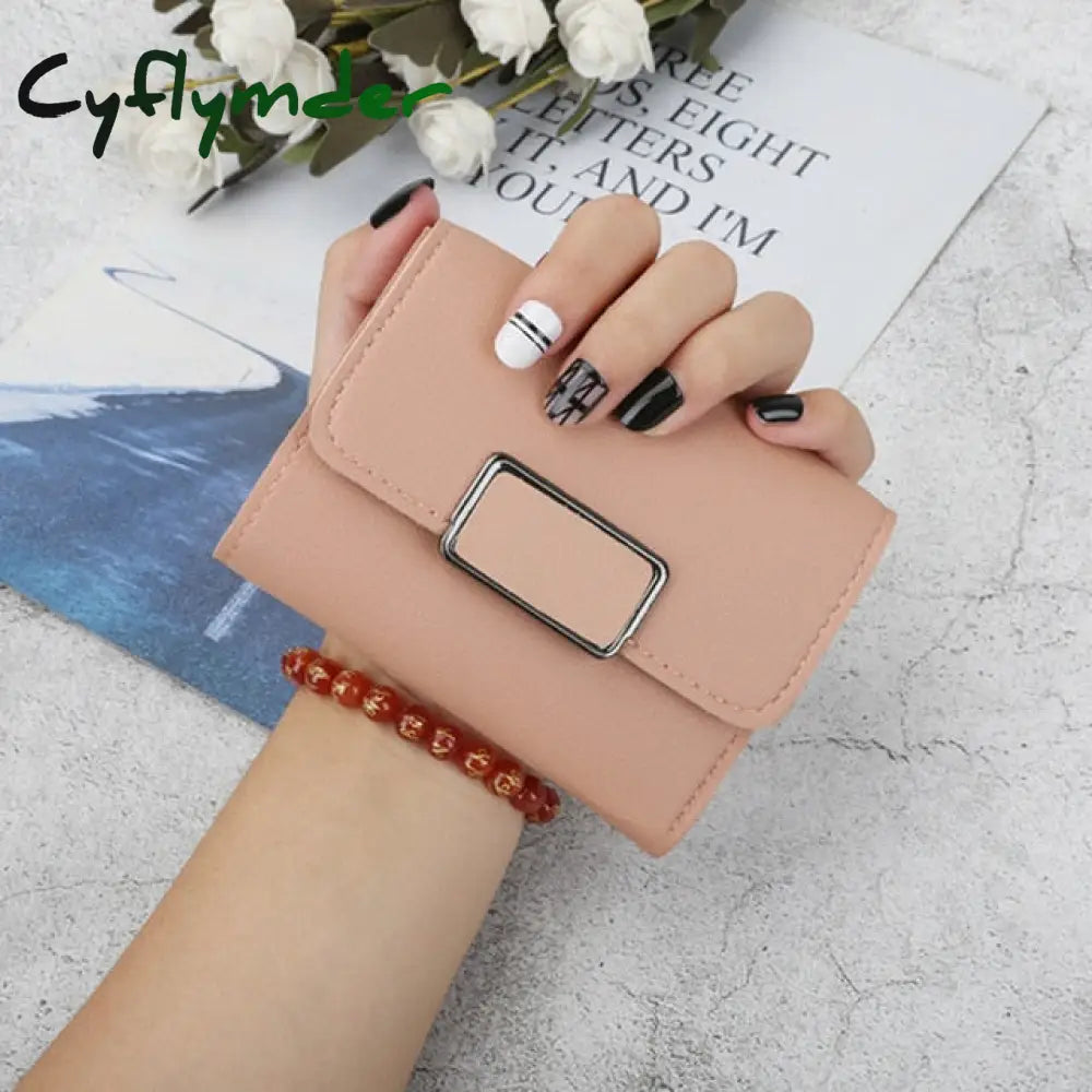 Fashionable New Women Long Wallets Pure Color Wool Ball Bow Clutch Bag Women’s Card Coin Purse