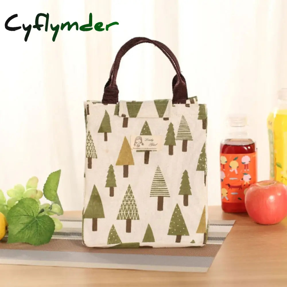 Female Lunch Food Box Bag Fashion Insulated Thermal Picnic Bags For Women Kids Men Cooler Tote Case