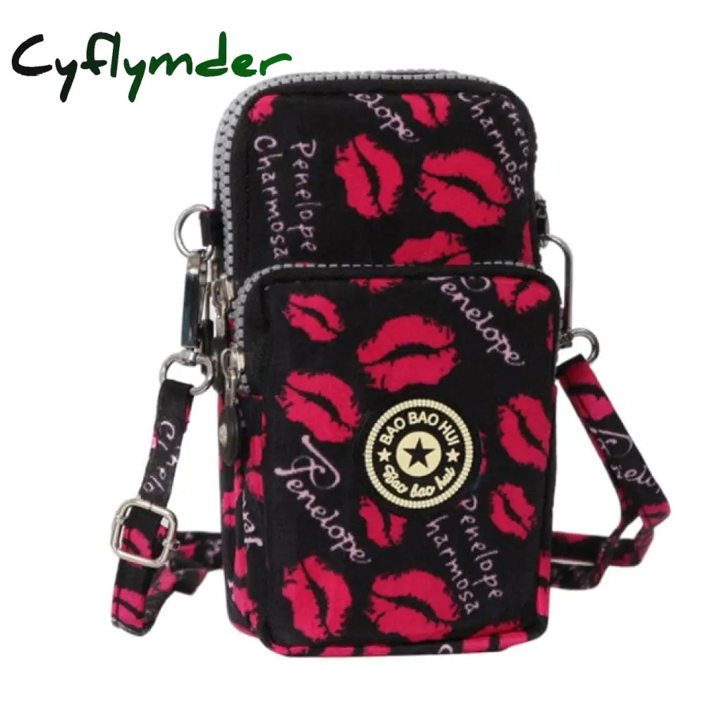 Female Messenger Purse Lady Wallet New Crossbody Bag Woman Small Shoulder Bags Nylon Women Mobile