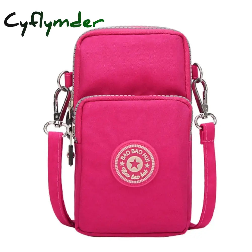 Female Messenger Purse Lady Wallet New Crossbody Bag Woman Small Shoulder Bags Nylon Women Mobile