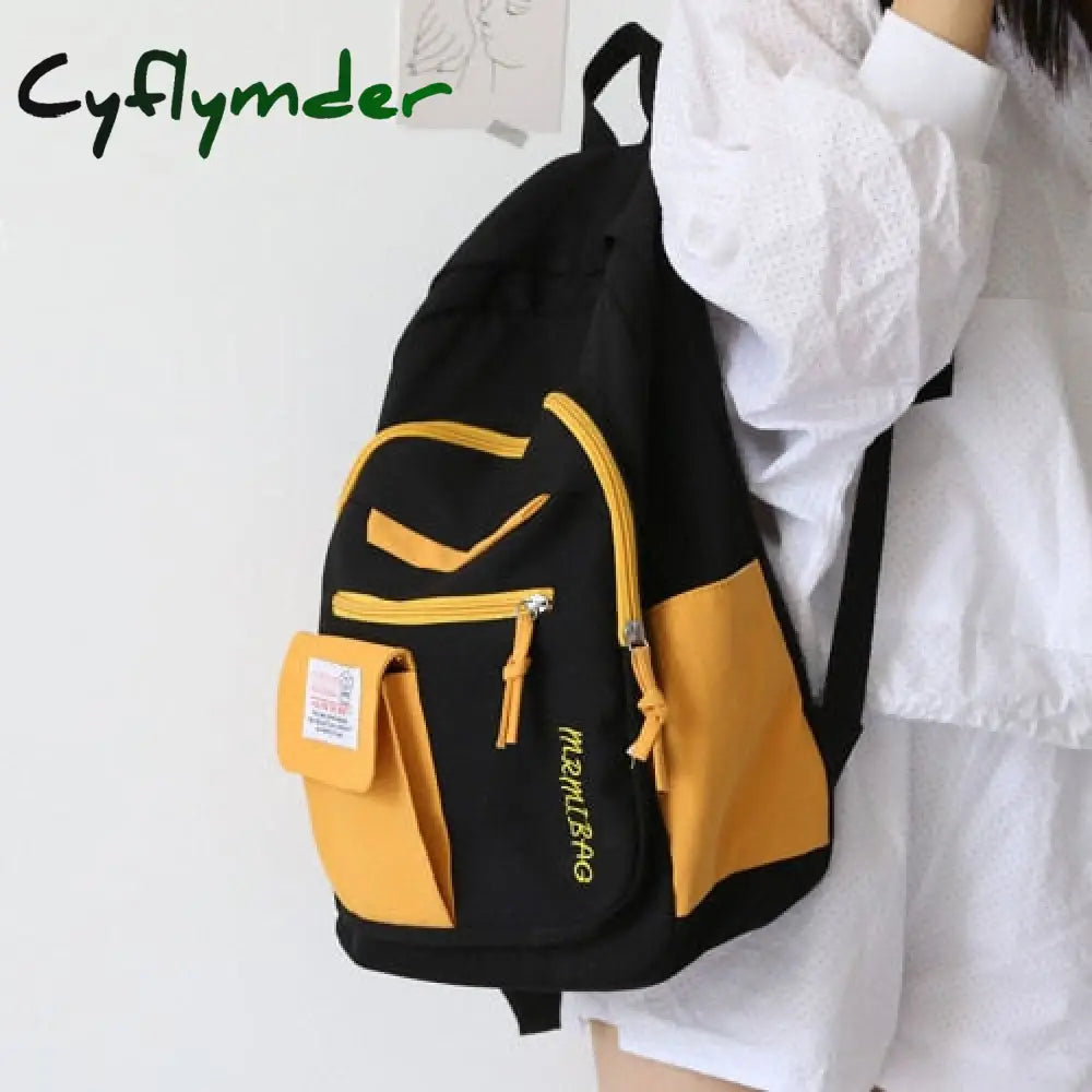 Harajuku Backpack For Girls Female Kawaii Book Fashion Cute Ladies Bag Waterproof Nylon Student