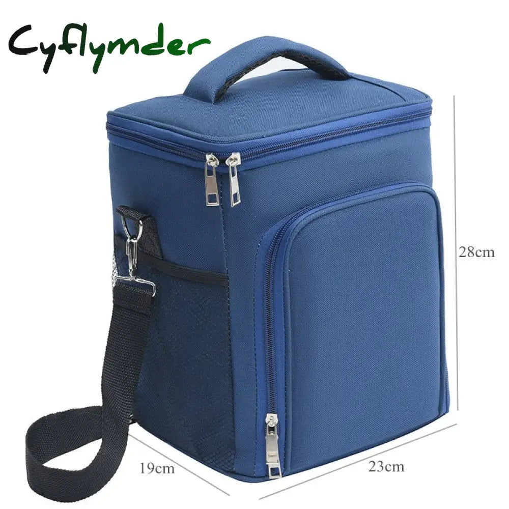 High Capacity Crossbody Thermal Lunch Box Bag For Women Kids Insulated Picnic Travel Food Bento