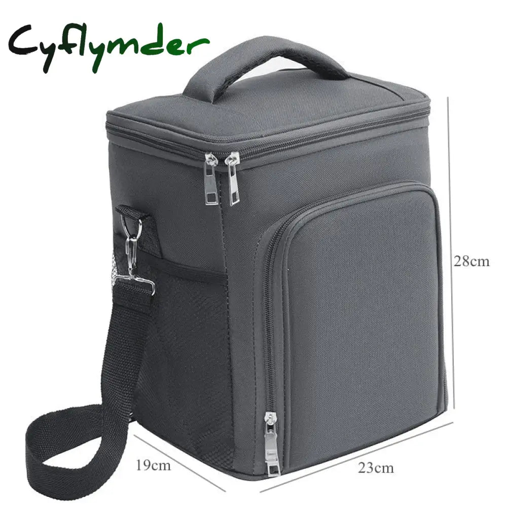 High Capacity Crossbody Thermal Lunch Box Bag For Women Kids Insulated Picnic Travel Food Bento