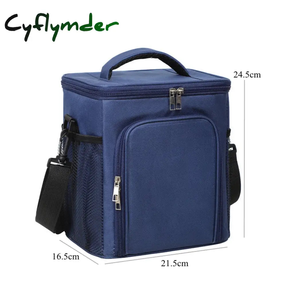 High Capacity Crossbody Thermal Lunch Box Bag For Women Kids Insulated Picnic Travel Food Bento